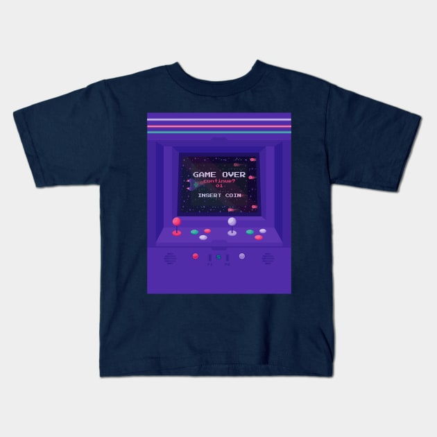 INSERT COIN Kids T-Shirt by BadOdds